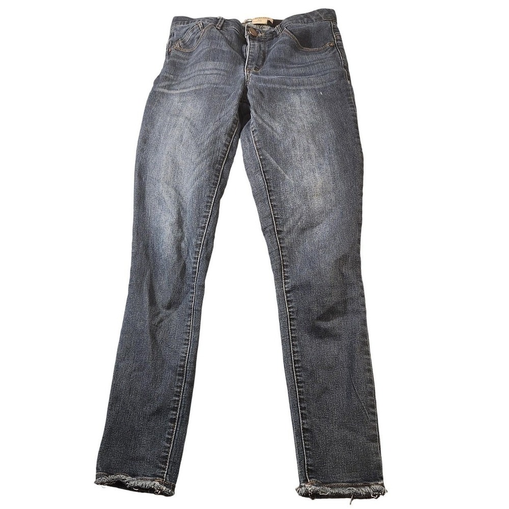 Democracy Jeans Womens 0 Blue Medium Wash Ab Technology Skinny Stretch Denim‎